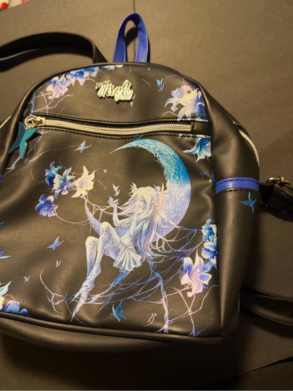 Trick Blue Fairy Moon stylish black